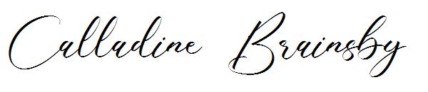 Calladine Brainsby字体