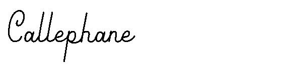 Callephane字体