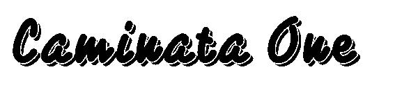 Caminata One字体
