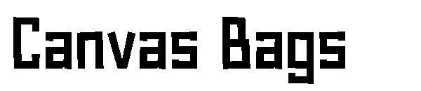 Canvas Bags字体