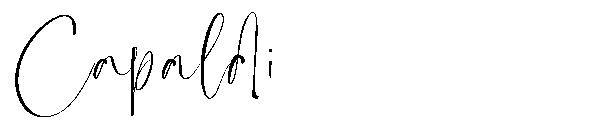 Capaldi字体