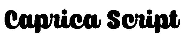 Caprica Script字体