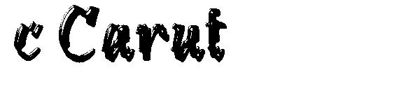 c Carut字体