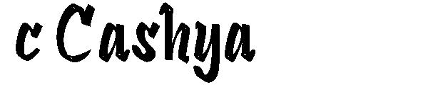 c Cashya字体