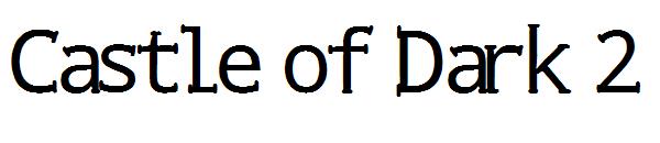 Castle of Dark 2字体