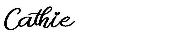 Cathie字体