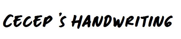 Cecep 's Handwriting字体