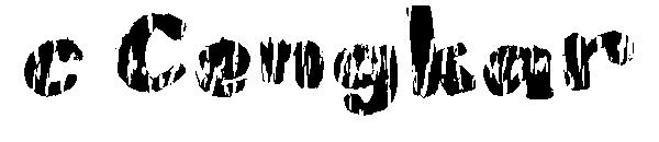 c Cengkar字体