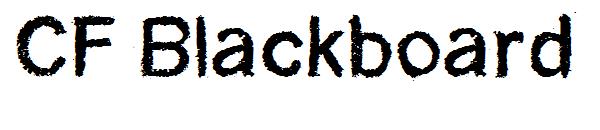 CF Blackboard字体