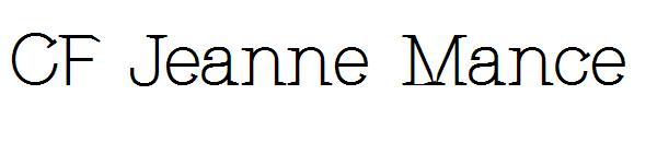 CF Jeanne Mance字体