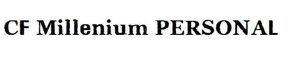 CF Millenium PERSONAL字体