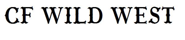 CF Wild West字体