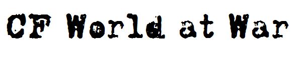 CF World at War字体