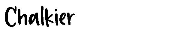 Chalkier字体