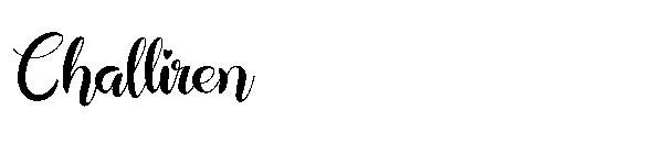 Challiren字体