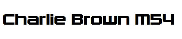 Charlie Brown M54字体