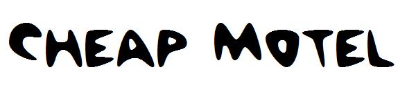 Cheap Motel字体