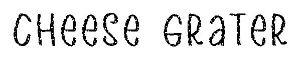 Cheese Grater字体