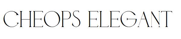 cheops elegant字体