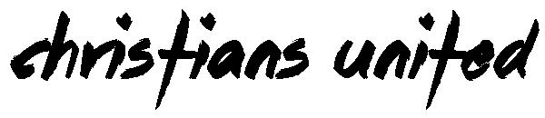 Christians United 字体