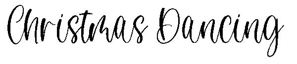 Christmas Dancing字体