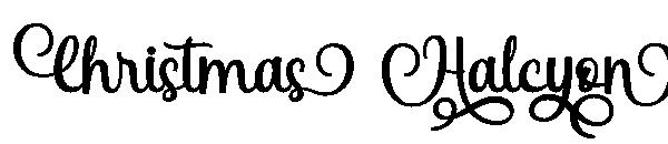 Christmas Halcyon字体