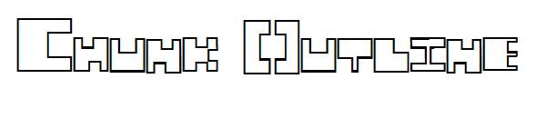 Chunk Outline字体