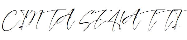 CINTA SEHATTI字体