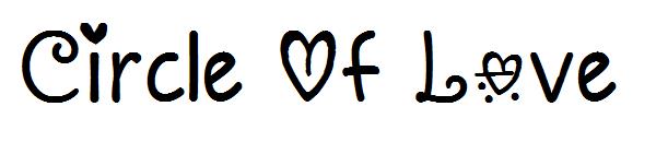 Circle Of Love字体