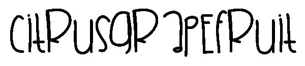 CitrusGrapefruit字体