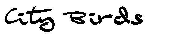 City Birds字体
