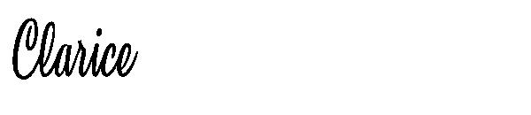 Clarice字体