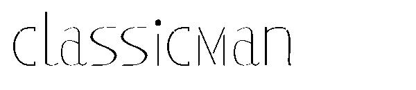 classicman字体