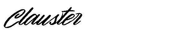 Clauster字体