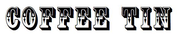 Coffee Tin字体