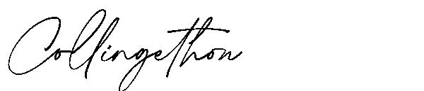 Collingethon字体