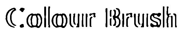 Colour Brush字体