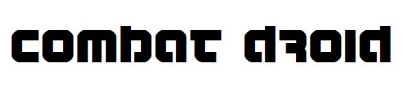 Combat Droid字体