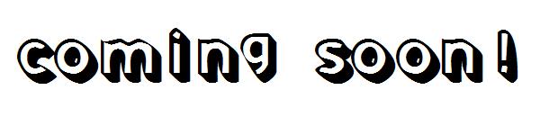 Coming Soon!字体