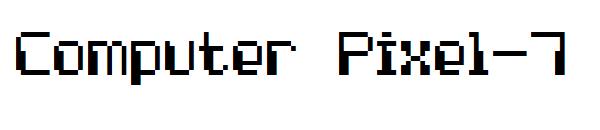 Computer Pixel-7字体