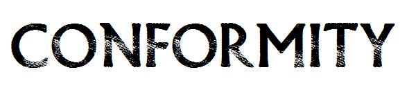 CONFORMITY字体