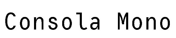 Consola Mono字体