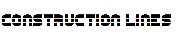Construction Lines字体