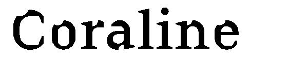 Coraline字体