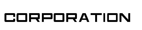Corporation字体