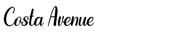 Costa Avenue字体