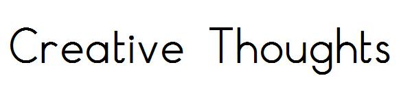 Creative Thoughts字体