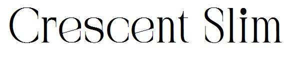 Crescent Slim字体
