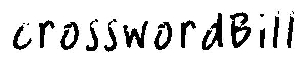 crosswordBill字体