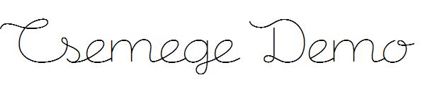 Csemege Demo字体